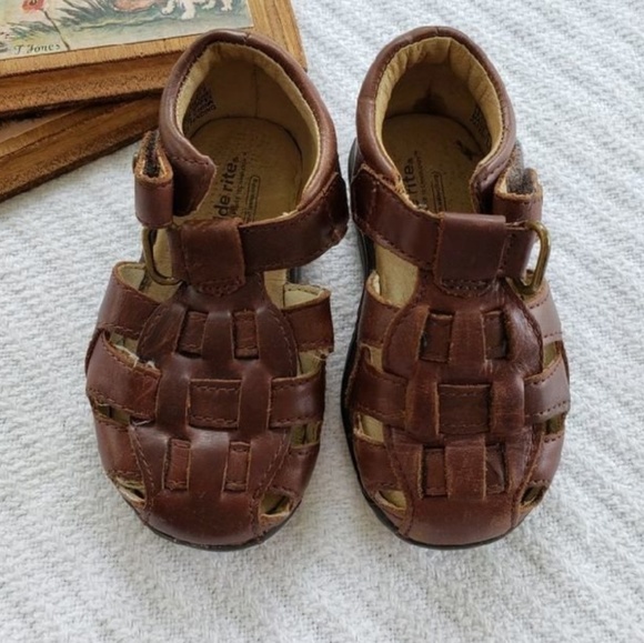 stride rite leather sandals